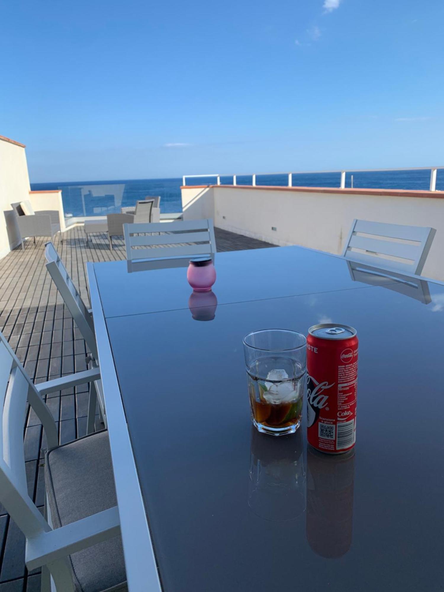 Beach Penthouse Marisol 2Floors, Central Letojanni Kültér fotó